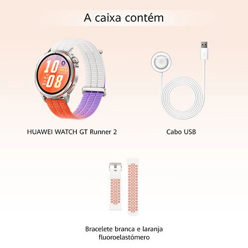 Smartwatch Huawei Watch GT Runner 2 - Laranja - Image 10