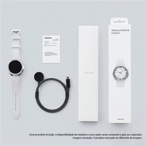 Smartwatch Samsung Galaxy Watch6 Classic 47mm - Silver - Image 7