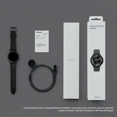 Smartwatch Samsung Galaxy Watch6 Classic LTE 43mm - Preto - Image 7