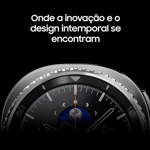 Smartwatch Samsung Galaxy Watch8 Classic 46mm - Prateado/Branco - Image 3