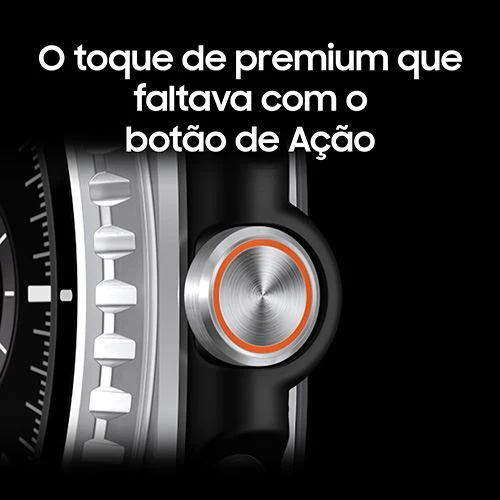 Smartwatch Samsung Galaxy Watch8 Classic 46mm - Prateado/Branco - Image 4