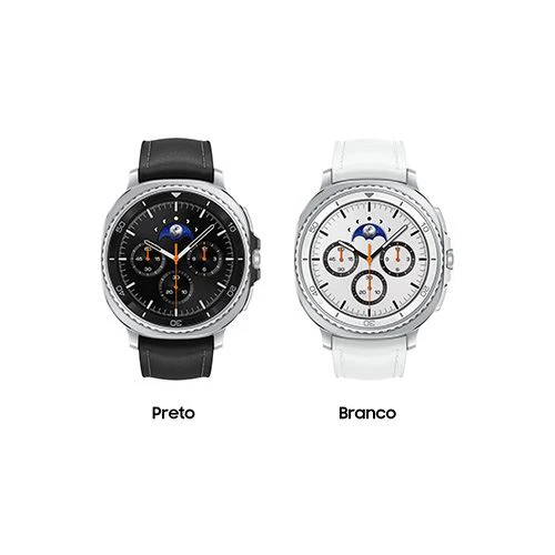 Smartwatch Samsung Galaxy Watch8 Classic LTE 46mm - Prateado/Preto - Image 2