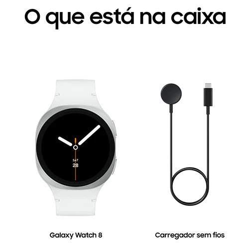 Smartwatch Samsung Galaxy Watch8 LTE 40mm - Prateado - Image 8