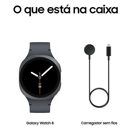 Smartwatch Samsung Galaxy Watch8 LTE 44mm - Grafite - Image 8