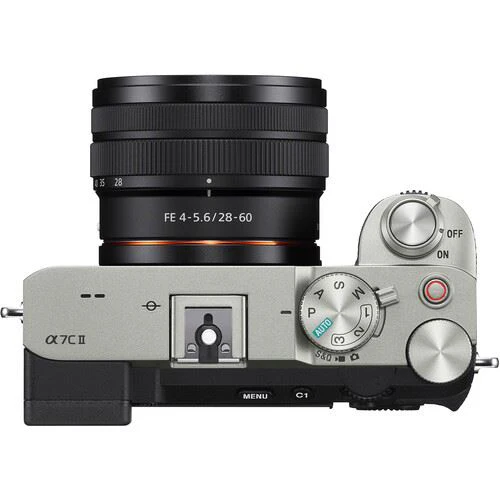 Máquina Fotográfica Mirrorless Sony Alpha a7C II - Prateado + FE 28-60mm f/4-5.6 - Image 4