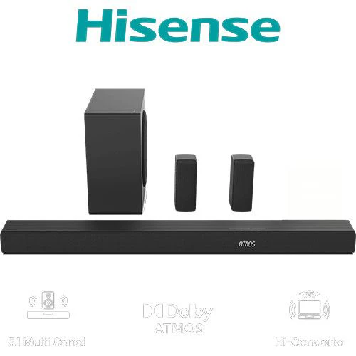 Soundbar Hisense 5.1 AX5100Q - Preto - Image 2