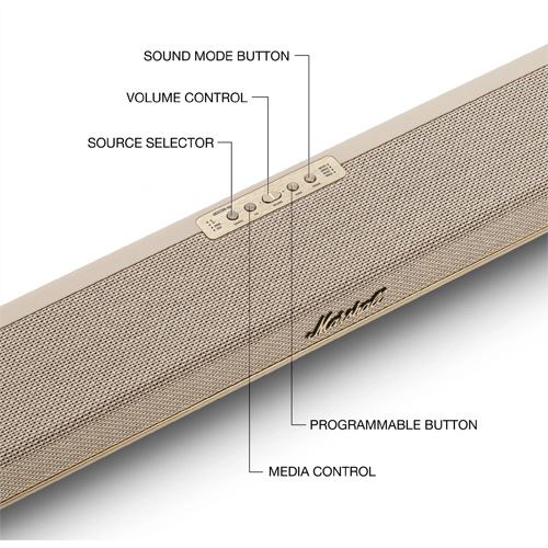 Soundbar Marshall Heston 60 5.1 Dolby Atmos - Creme - Image 12