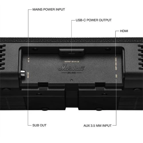 Soundbar Marshall Heston 60 5.1 Dolby Atmos - Preto - Image 13