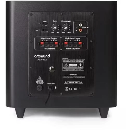 Subwwoofer Artsound ASA80.2 - Preto - Image 3