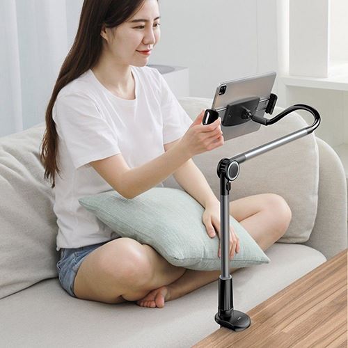 Suporte de Smartphone/Tablet Baseus Otaku Extensível/Dobrável - Cinzento - Image 3