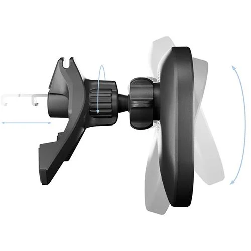 Suporte Magnético para Grelha de Ventilação Carro + Cabo USB-C Puro Power Mag Holder - Preto - Image 3