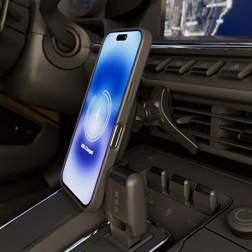 Suporte Magnético para Grelha de Ventilação Carro + Cabo USB-C Puro Power Mag Holder - Preto - Image 9