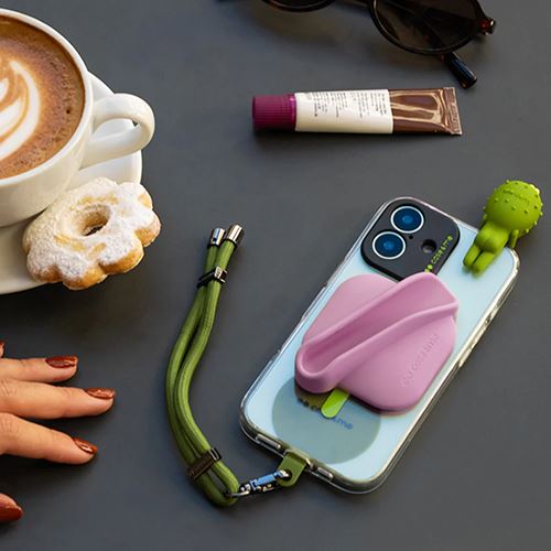 Suporte para Batom com Ventosa para Smartphone Case and Me LipSticky - Rosa - Image 3