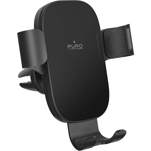 Suporte para Grelha de Ventilação Carro Puro Gravity Lite - Preto