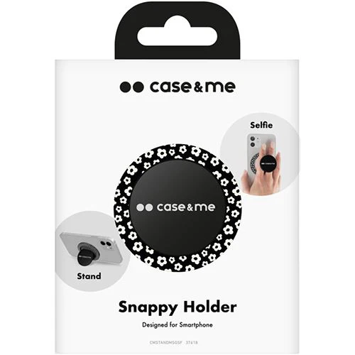 Suporte para Smartphone Case and Me Snappy Holder - Preto / Flores - Image 7