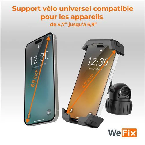Suporte Universal Para Bicicleta 360º WeFix - Preto - Image 5