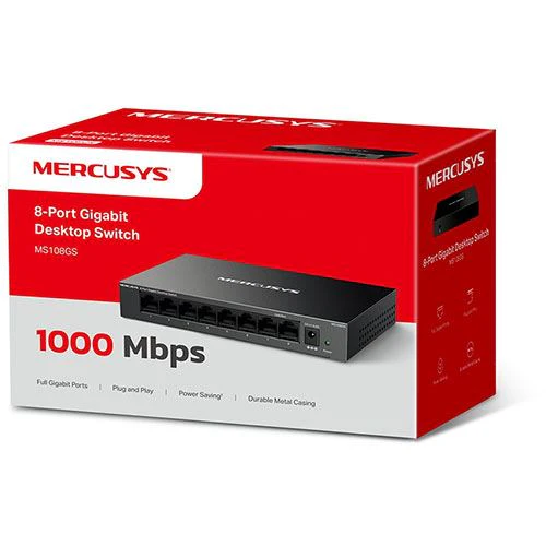 Switch Gigabits Mercusys MS108GS 8-Port - Image 5