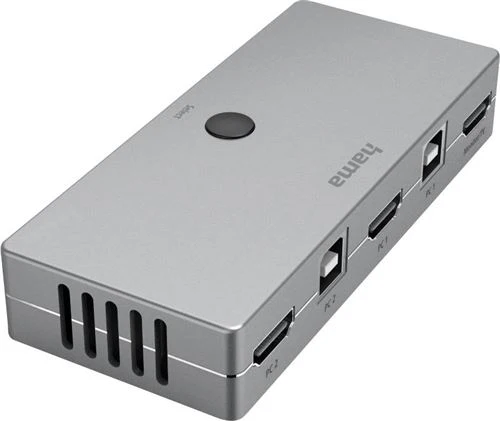 Switch KVM Comutador Hama 00200135 HDMI/USB  3xHDMI 3xUSB-A 4K 480Mbps - Image 3