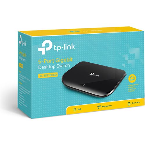 Gigabit Switch Tp-link Desktop de 5 Portas - Preto - Image 7