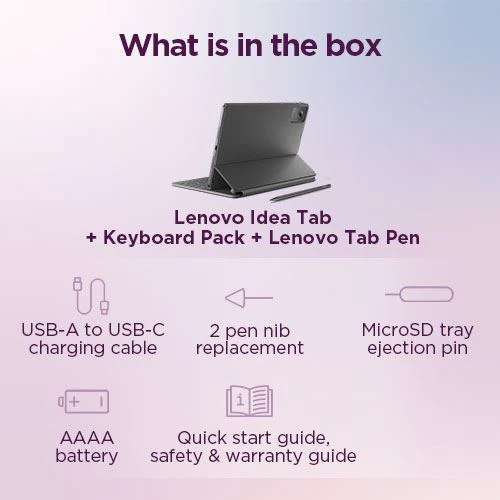 Tablet Lenovo Idea Tab TB336FU - 256GB - Wi-Fi + Lenovo Tab Pen + Keyboard Case - Image 5