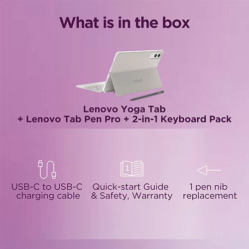 Tablet Lenovo Yoga Tab Pro TB710FU 11.1'' - 256GB UFS - Wi-Fi + Lenovo Tab Pen Pro + Teclado Lenovo 2 em1 - Image 6