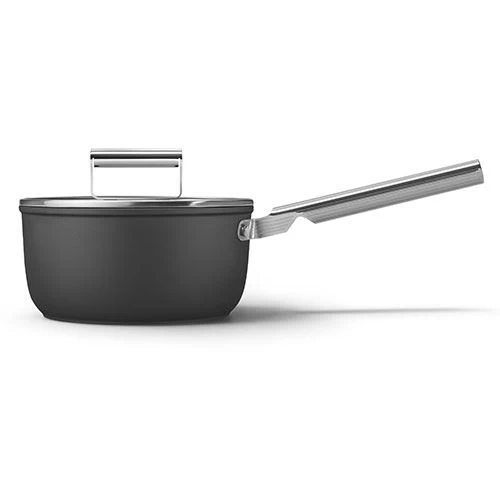 Tacho antiaderente Smeg Anni 50 PF2012BLM | 20cm - Preto - Image 2