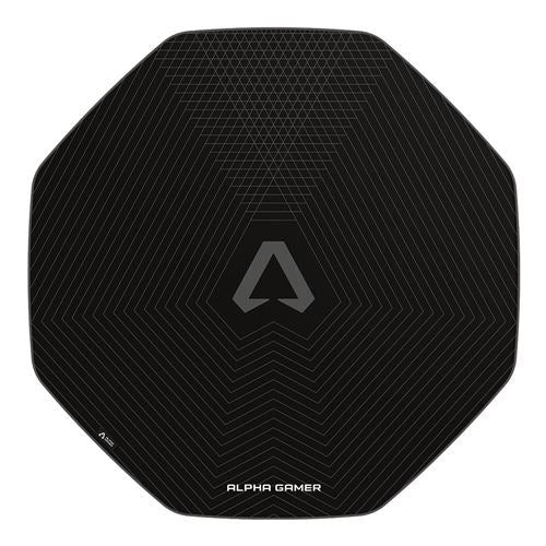 Tapete para Cadeira Gaming Alpha Gamer Octan Preto/Cinzento