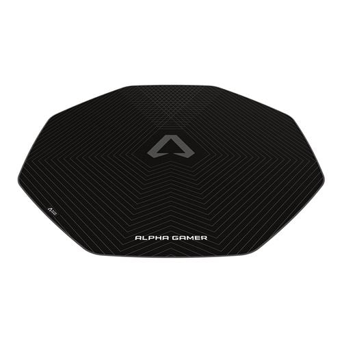 Tapete para Cadeira Gaming Alpha Gamer Octan Preto/Cinzento - Image 2