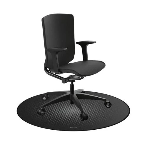 Tapete para Cadeira Gaming Trust Mika Round Floor Mat Preto - Image 4