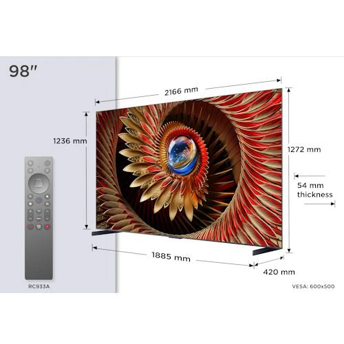 Smart TV TCL 98C8K QLED Mini-LED 98" UHD 4K Google TV - 248cm - Image 8