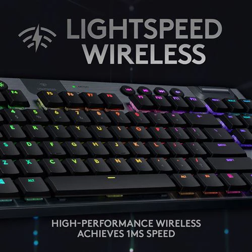 Teclado Mecânico Gaming Logitech G915 TKL Tenkeyless Sem fio RGB - Image 3