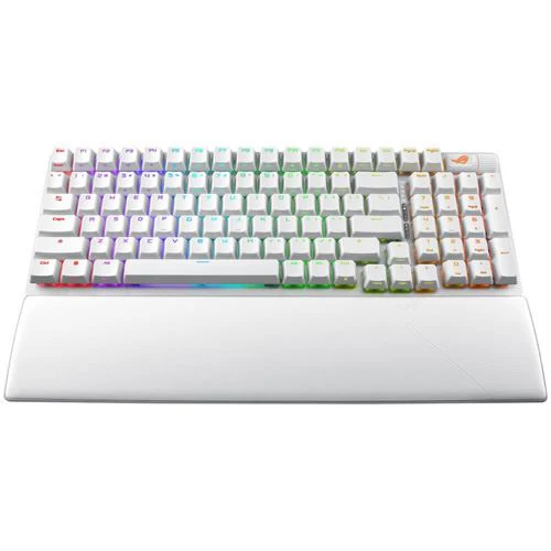 Teclado Gaming Mecânico Asus ROG Strix Scope II 96 Wireless/Bluetooth - ROG NX Snow V2 Switches - Layout US - Branco - Image 4