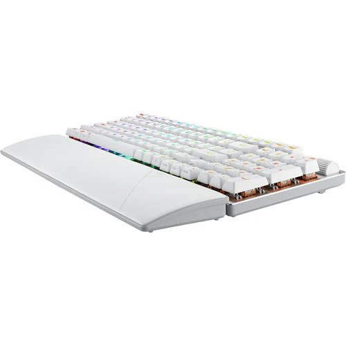 Teclado Gaming Mecânico Asus ROG Strix Scope II 96 Wireless/Bluetooth - ROG NX Snow V2 Switches - Layout US - Branco - Image 5