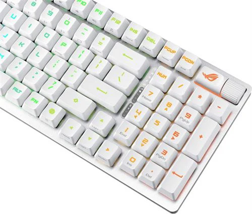 Teclado Gaming Mecânico Asus ROG Strix Scope II 96 Wireless/Bluetooth - ROG NX Snow V2 Switches - Layout US - Branco - Image 7