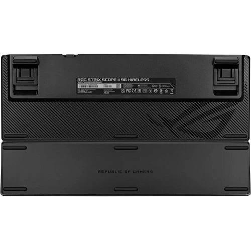 Teclado Gaming Mecânico Asus ROG Strix Scope II 96 Wireless/Bluetooth - ROG NX Snow V2 Switches - Layout US - Preto - Image 9