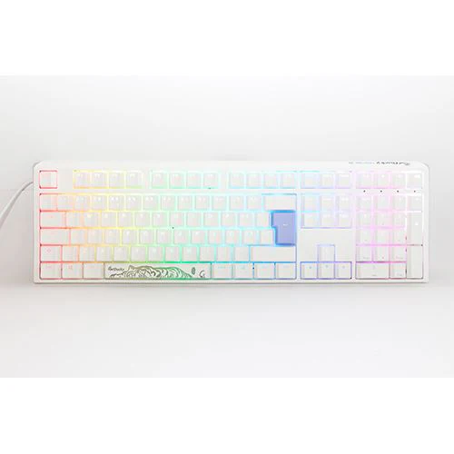 Teclado Gaming Mecânico Ducky ONE 3 Classic Full-Size Pure White RGB - Layout PT - MX Brown - Image 6