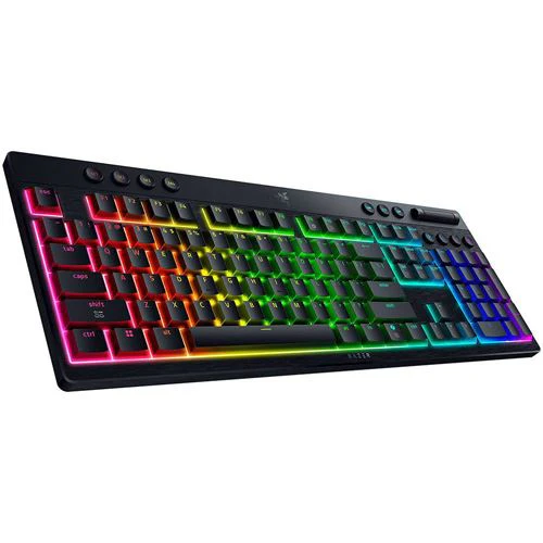 Teclado Gaming Mecânico Razer BlackWidow V4 Low-Profile HyperSpeed Wireless/Bluetooth - Orange Switches - Layout US - Preto - Image 8