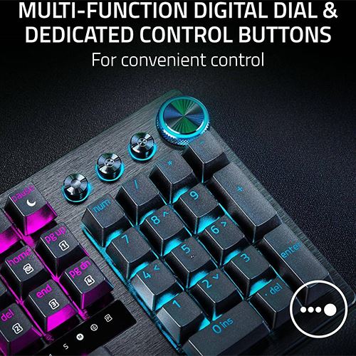 Teclado Gaming Mecânico Razer Huntsman V3 Pro 8KHz Preto - Layout US - Image 7