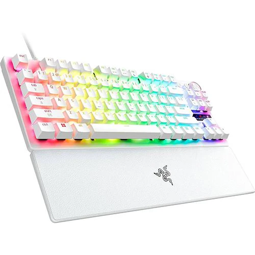 Teclado Gaming Mecânico Razer Huntsman V3 Pro Tenkeyless Branco - Layout US - Image 9