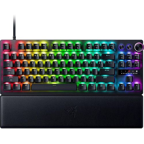 Teclado Gaming Mecânico Razer Huntsman V3 Pro Tenkeyless Preto - Layout US