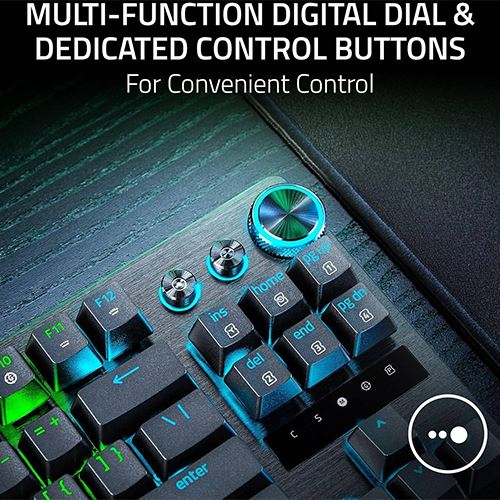 Teclado Gaming Mecânico Razer Huntsman V3 Pro Tenkeyless Preto - Layout US - Image 7