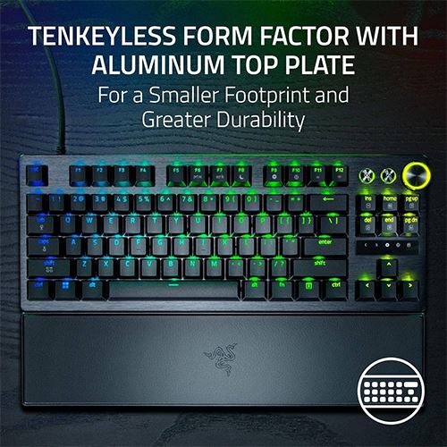 Teclado Gaming Mecânico Razer Huntsman V3 Pro Tenkeyless Preto - Layout US - Image 8