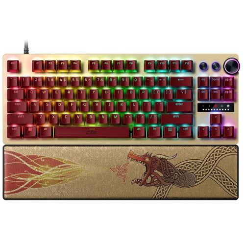 Teclado Gaming Mecânico Razer Huntsman V3 Pro Tenkeyless RGB Counter-Strike 2 Edition - Analog Optical Switches Gen-2 - Layout US