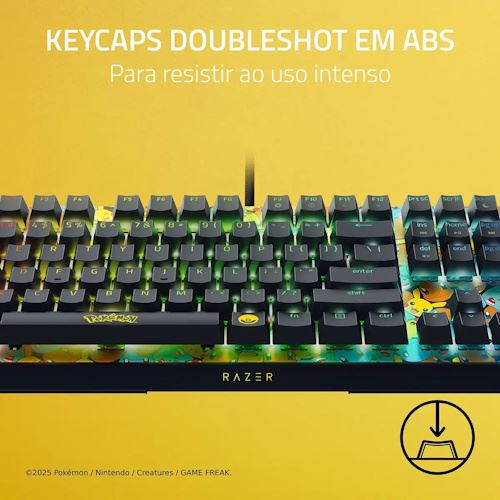 Teclado Gaming Razer Blackwidow V4 X RGB - Pokémon Edition - Layout US - Green Switch - Image 7