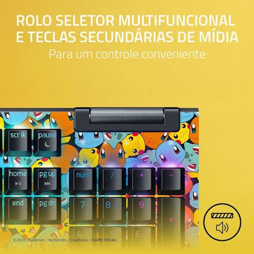 Teclado Gaming Razer Blackwidow V4 X RGB - Pokémon Edition - Layout US - Green Switch - Image 8