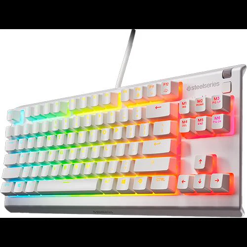 Teclado Gaming Steelseries Apex 3 TKL Branco - Layout US - Image 2