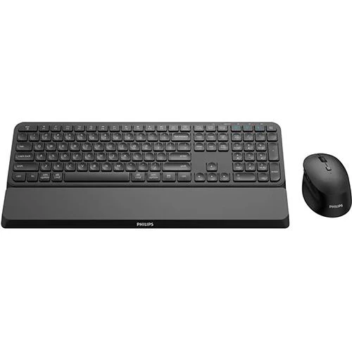 Teclado + Rato Wireless Philips SPT6607B - Preto - Image 2