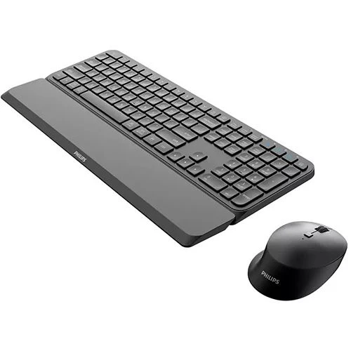 Teclado + Rato Wireless Philips SPT6607B - Preto - Image 3