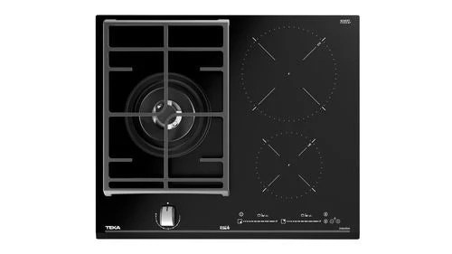 Placa Mista Teka JZC 63312 ABN | 60 cm | 3 Zonas | Preto - Image 2