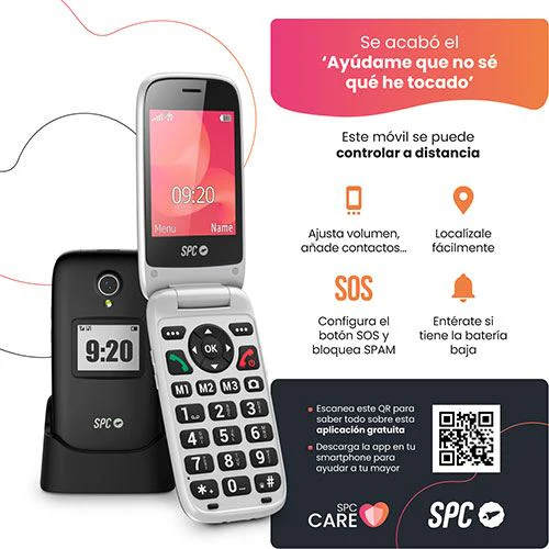 Telemóvel SPC Polaris - Preto | Cinzento - Image 9